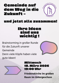 Einladung Brainstorming