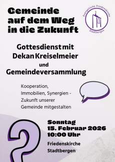 Gemeindeversammlung 15.02.2026
