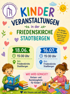 Kinder Veranstaltungen Juni/Juli 2026