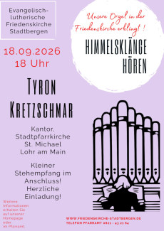 Orgelkonzert 18.09.2026