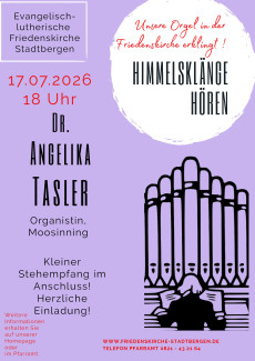 Orgelkonzert Tasler 17.7.26