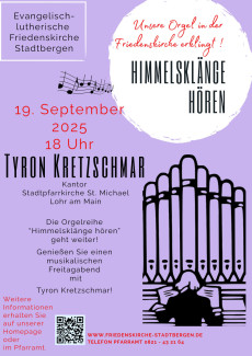 Orgelreihe 2025-09-19