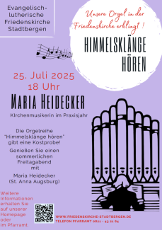 Orgelreihe Auftakt
