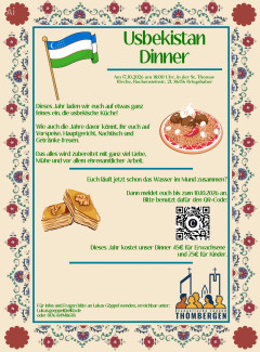 Usbekistan Dinner